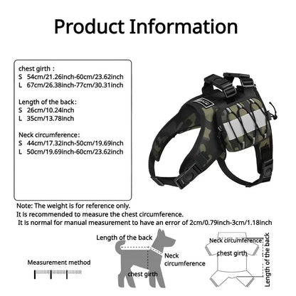 Pet Supplies Dog Backpack for Hiking Camping Travel Waking Saddle Bag for Small Medium Dog Waterproof Tactics Pack