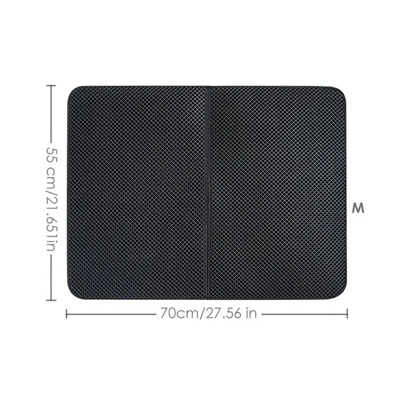 Cat Litter Mat EVA Double-Layer Cat Mat Litter Trapper Mats with Waterproof Bottom Layer Non-Slip Pet Litter Cat Bed Mat
